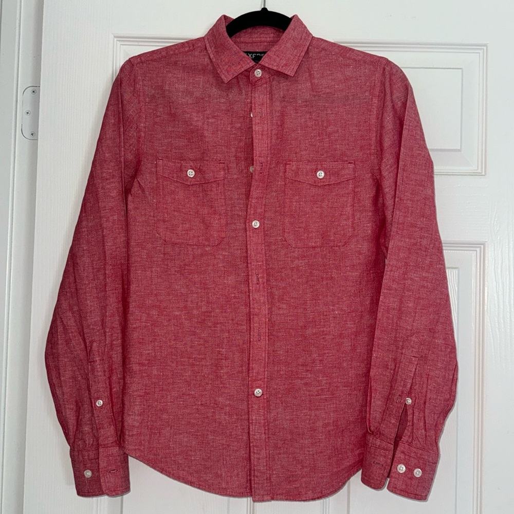 Men’s Express Double Pocket Casual Button down size XS